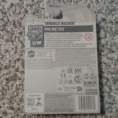 Hot Wheels Toys Hot Wheels Trouble Decker Hw Metro Poshmark