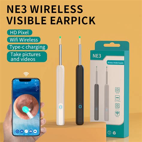 Wireless Smart Wi Fi Visual Ear Pick Camera Ear Wax Removal Tool Picker