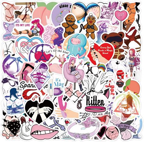Amazon 60pcs Sexy Stickers For Adults Dirty BDSM Stickers For Women Men Hot Girl