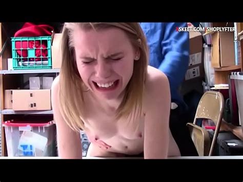 Skinny Shoplifter Screwed By LP Officer XVIDEOS