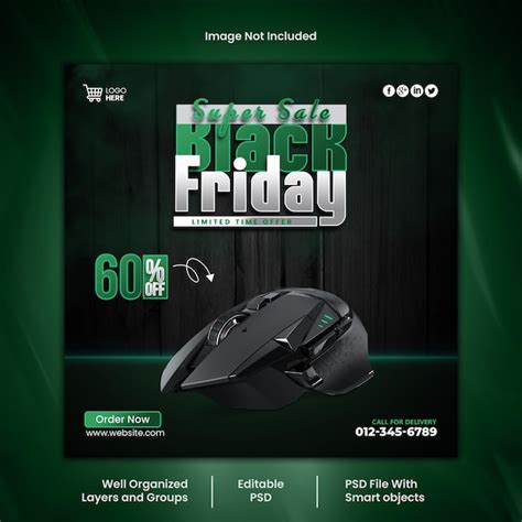 Premium Psd Black Friday Social Media Post Design Psd Template