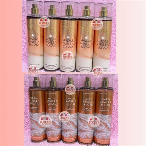 BBW OLD NEW PACKAGING WARM VANILLA SUGAR Fine Fragrance Mist 236 Ml Fl Oz Shopee Philippines