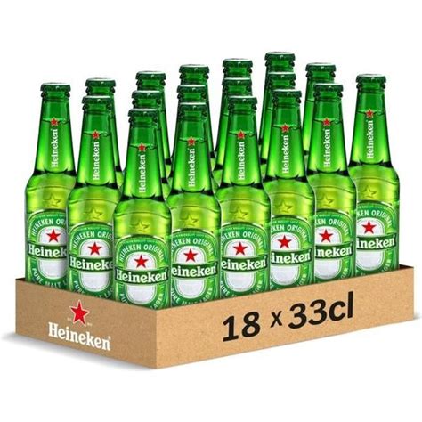 Heineken Bi Re Blonde Bouteilles X Cl La Cave Cdiscount