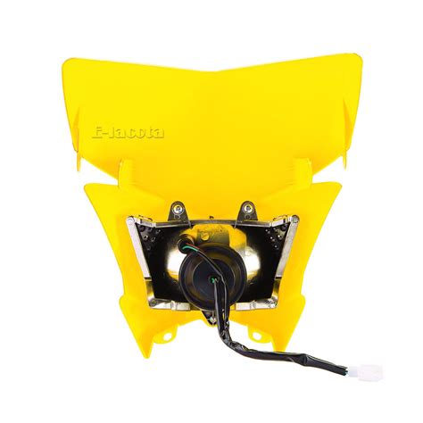 Yellow Motorcycle Headlight Fairing Kit For Suzuki Drz 400sm 125 70