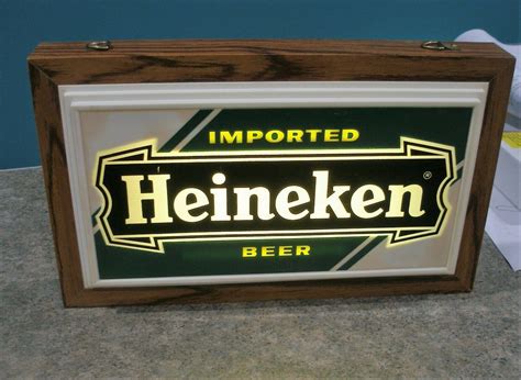 Vintage Heineken Beer Lighted Sign S