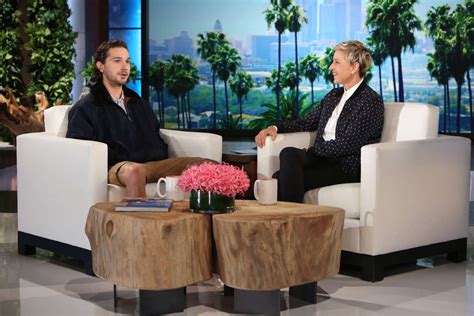 Shia LaBeouf wedding discussed on Ellen DeGeneres Show