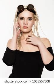 Sexy Blonde Beautiful Woman Dreadlocks On Stock Photo Edit Now