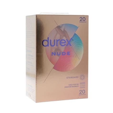 Pr Servatifs Nude Extra Large Xl Durex Pr Servatifs Grande Taille