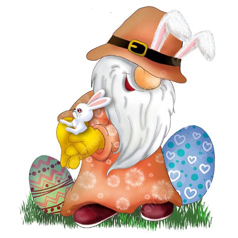 Cute Easter Bunny Png Picture Easter Gnome Dwarf Cute Cartoon Bunny