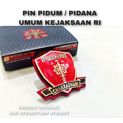 Jual Pin Pidum Lencana Pidana Umum Kejaksaan RI Shopee Indonesia