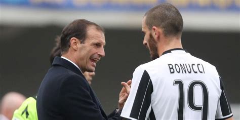 Juve Bonucci Torna E Incrocia Allegri Va In Scena Il Faccia A Faccia