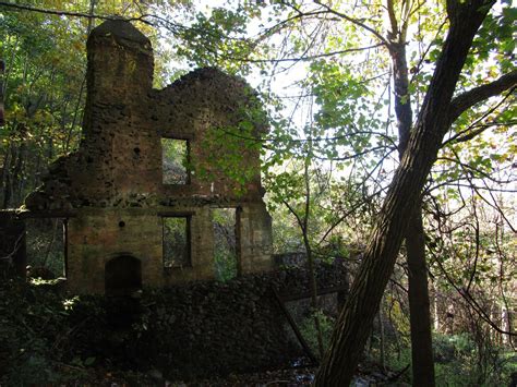Local legends claim this massive ruin was used as a TB hospital during