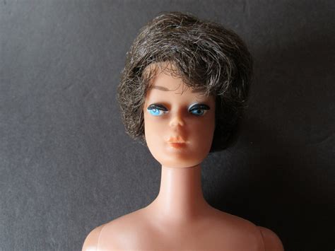 Vintage Brunette Bubble Cut Midge Barbie Doll Marked Mattel Etsy