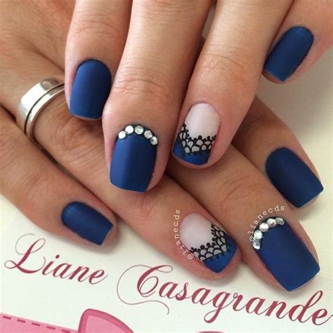 50 Blue Nail Art Designs Art And Design