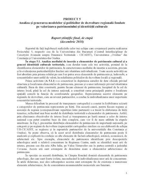 PDF PROIECT 5 și generarea modelelor și politicilor de dezvoltare