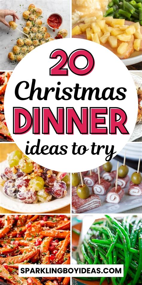 21 Easy Christmas Dinner - Sparkling Boy Ideas