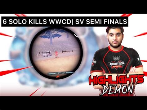 Solo Kills Wwcd Solo Wwcd Sv Semifinals Team Carbon Youtube