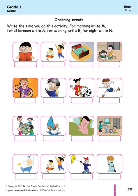 Sequencing Events Activities For Kindergarten