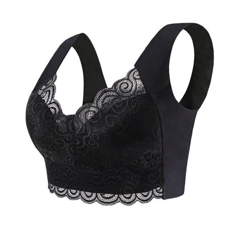 Soutien Gorge Soutien Gorge Push Up En Dentelle Pour Femmes Lingerie Sexy Sans Armatures