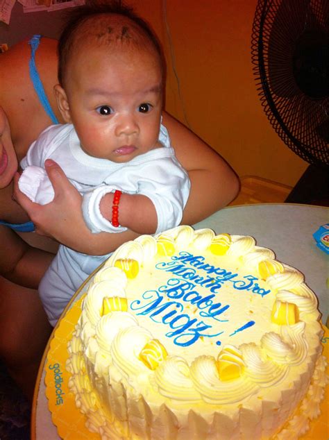 Happy 3rd Month My Baby Baby Month By Month 3 Month Baby Cake