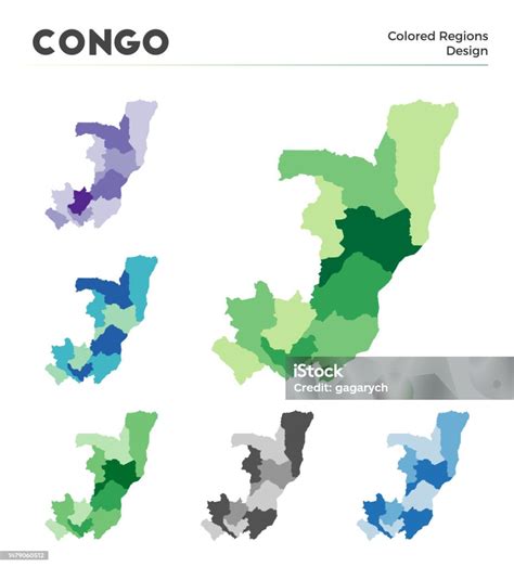 koleksi peta kongo perbatasan kongo  infografis  wilayah