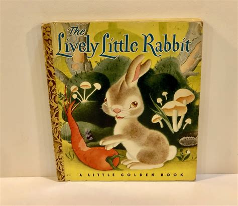 Lively Little Rabbit Little Golden Book Pictures by Gustaf | Etsy ...