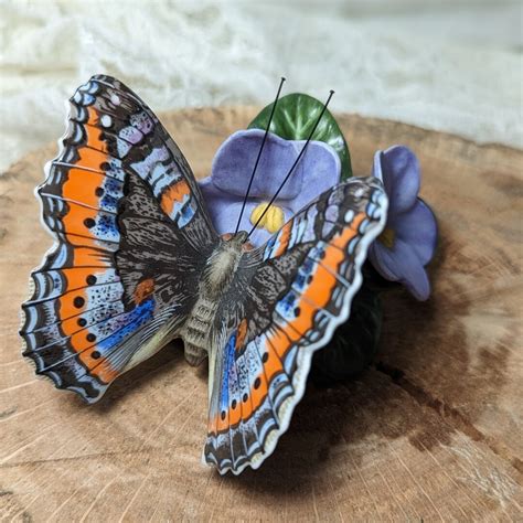 Vintage Ceramic Butterfly Figurine Etsy