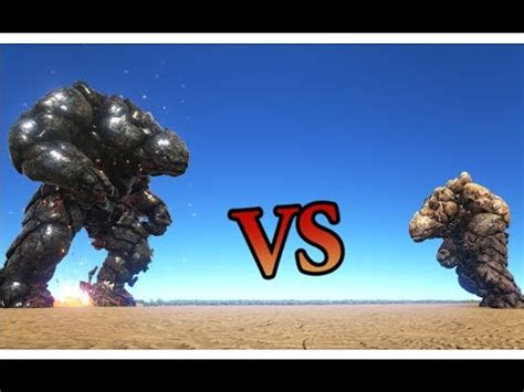 Lava Elemental Lvl Vs Rock Elemental Lvl Ark Survival