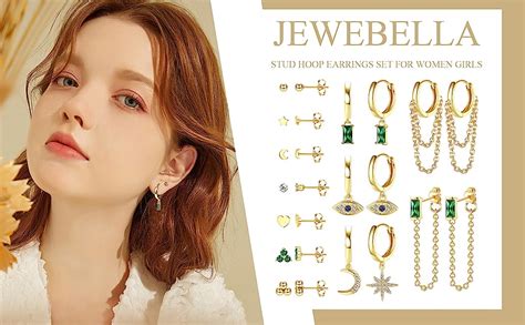 Jewebella Paires Petite Boucles D Oreilles Femme Acier Inoxydable