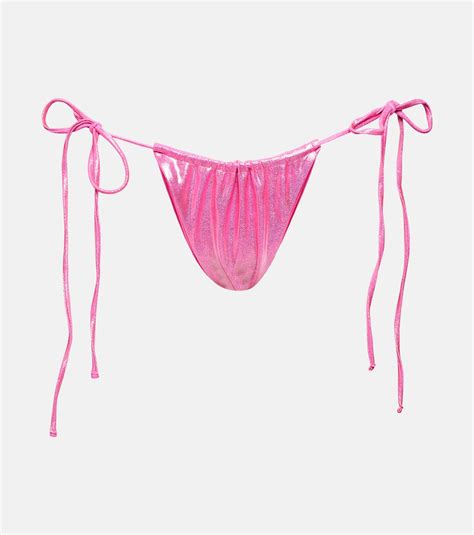 Lana Bikini Bottoms In Pink Jade Swim Mytheresa