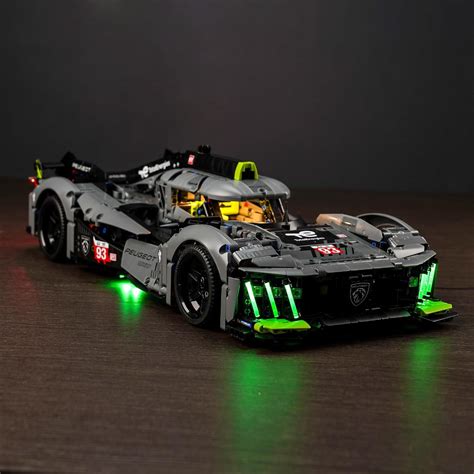 Led Light Kit for Lego Technic PEUGEOT 9X8 24H Le Mans Hybrid Hypercar ...