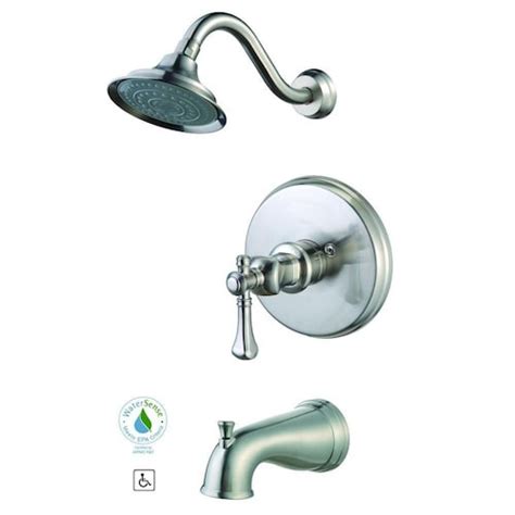 Glacier Bay Modern Single Handle 1 Spray Tub And Shower Faucet In Matte