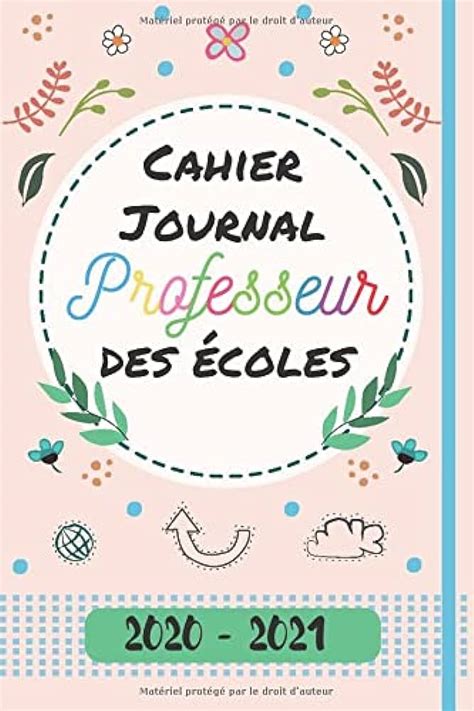 Cahier Journal Enseignant Les Meilleurs Choix Off