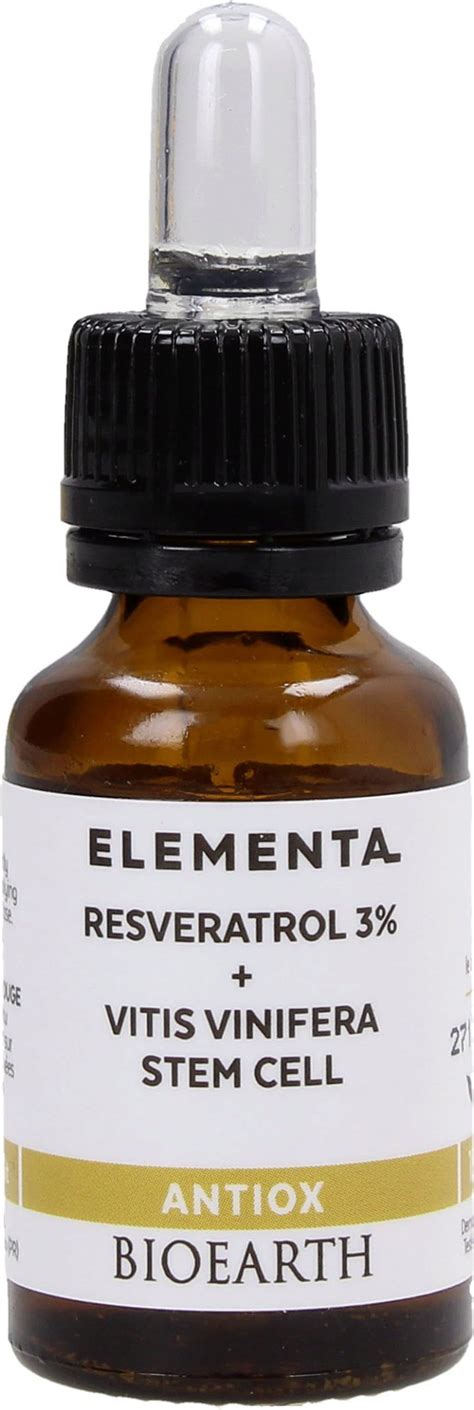 Bioearth Elementa Antiox Resveratrol Vitis Vinifera Stem Cell