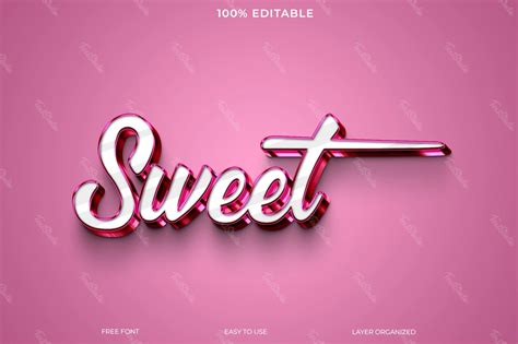 Effet De Style De Texte Doux Fichier Psd Photoshop Premium