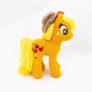 Applejack Crochet Pattern, My Little Pony Amigurumi Pattern - Etsy