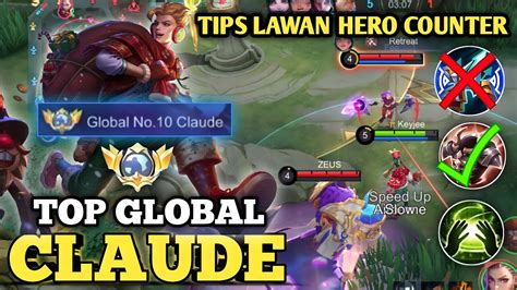 TERBARU CARA BERMAIN CLAUDE MELAWAN HERO FULL COUNTER By Keyjee TOP