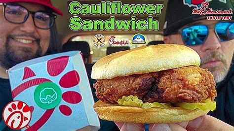 Chick Fil A® Cauliflower Sandwich Review 🐔🥦🥪 Test Market