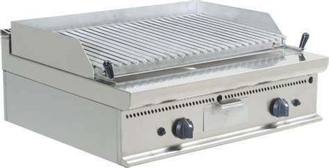 Buy Double Lava Stone Grill With Gas Connection Online Horecatraders