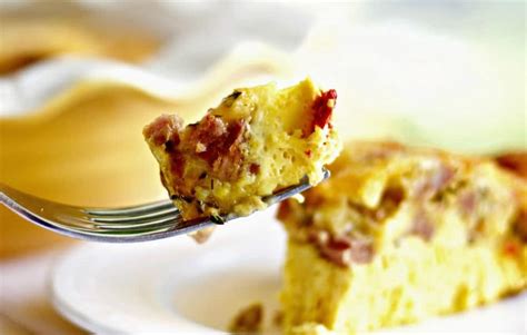 Crustless Sausage Cheese Quiche | Homemade Food Junkie