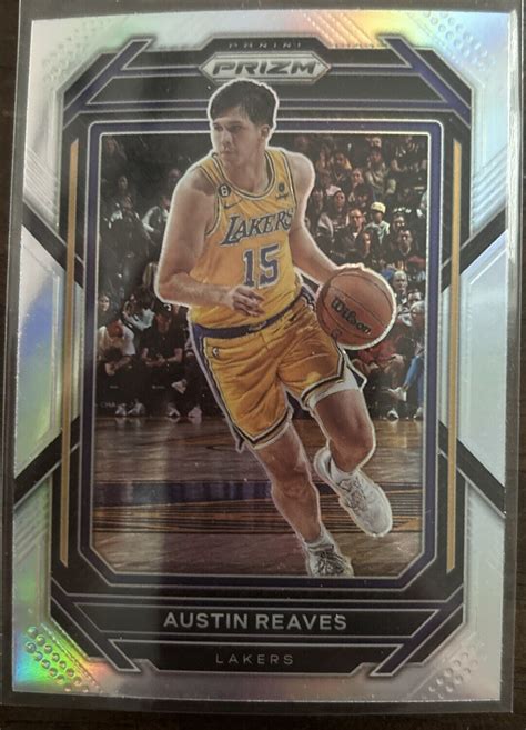 Panini Prizm Austin Reeves Silver Prizm Second Year Lakers