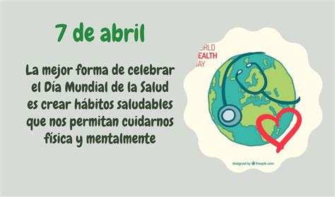 7 de abril DÃa Mundial de la Salud