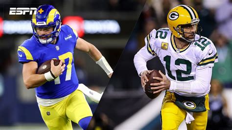 Los Angeles Rams Vs Green Bay Packers 121922 Stream The Game Live