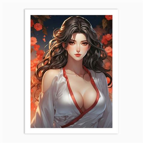 Asian Girl 1 Art Print By Vitalka Fy