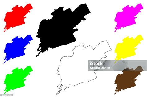 nalchik city map vector illustration scribble sketch city  nalchik map stock illustration