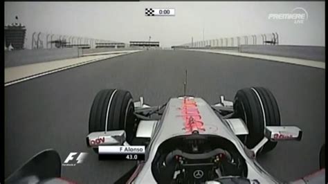 Alonso Onboard FP3 Grand Prix Bahrain F1 2007 YouTube