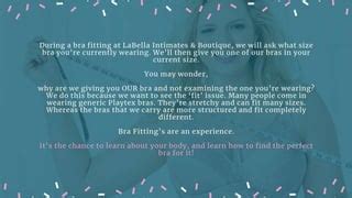Know The Reasons Why Bra Measuring Is Not A Bra Fitting Lingerie Social Ppt