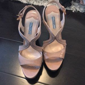 Prada Shoes Beautiful Nude Prada Wedges Poshmark
