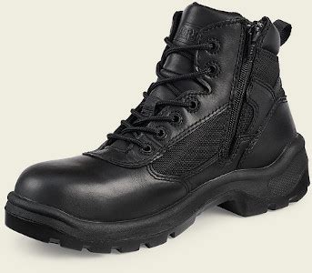 Red Wing Worx Men S Lace Up Safety Toe With Side Zipper Worx