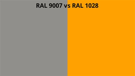 Ral 9007 Vs 1028 Ral Colour Chart Uk